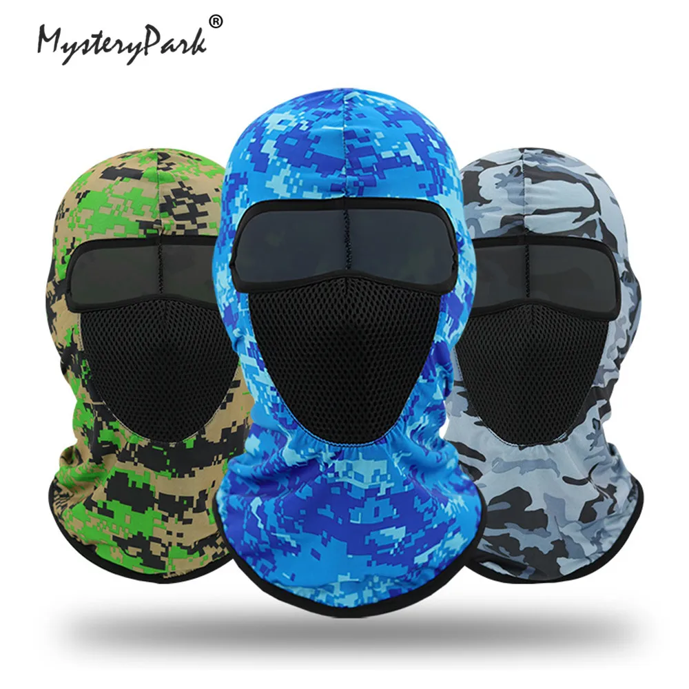 MysteryPark Breathable Camouflage Cycling Face Mask Army Hunting Skiing Fishing Balaclava Outdoor Sport Mascarillas Headwear
MysteryPark Breathable Camouflage Cycling Face Mask Army Hunting Skiing Fishing Balaclava Outdoor Sport Mascarillas Headwear