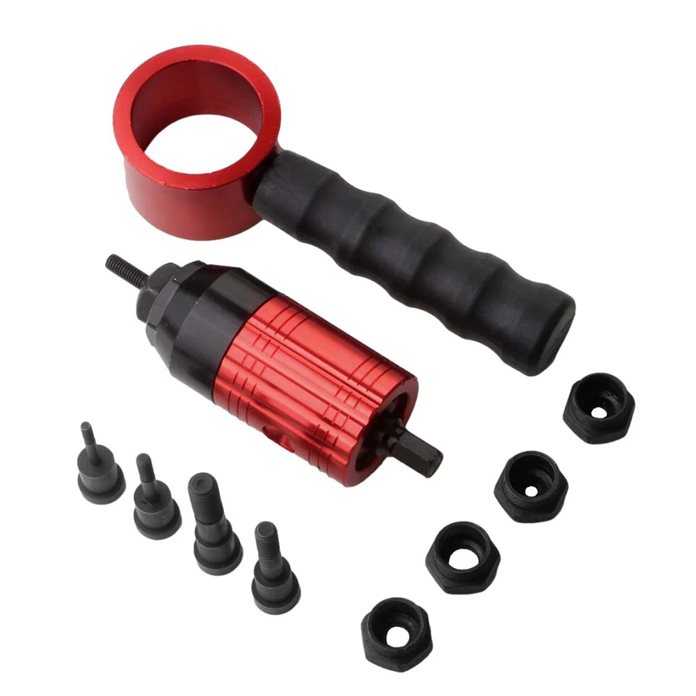Electric Rivet Gun Removable Electric M3 M4 M5 M6 M8 Rivet Nut Tool Adapter Insert Nut Pull Riveting Tool For Electric Drill
Electric Rivet Gun Removable Electric M3 M4 M5 M6 M8 Rivet Nut Tool Adapter Insert Nut Pull Riveting Tool For Electric Drill