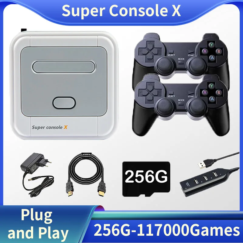 Super Console X HDMI-Compatible 50+ Emulator 110000+ Games Retro TV Box Video Game Player For PSP/PS1/N64 WiFi 4K
Super Console X HDMI-Compatible 50+ Emulator 110000+ Games Retro TV Box Video Game Player For PSP/PS1/N64 WiFi 4K