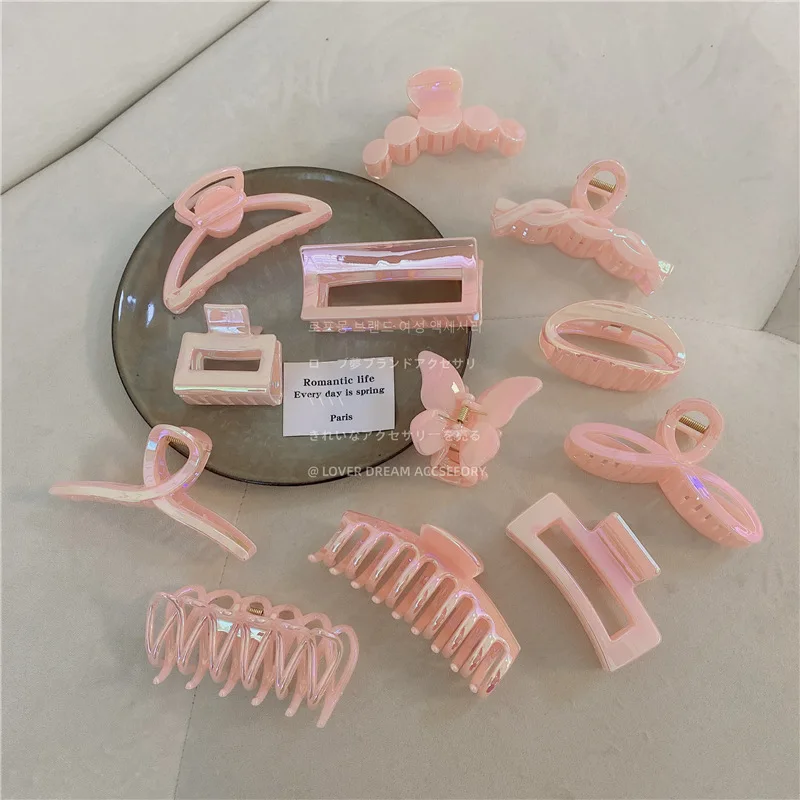 Pink Tone Hairpin Girl Hair Jewelry Koean Style Acetate Hair Claw Shark Women Hairpin
Pink Tone Hairpin Girl Hair Jewelry Koean Style Acetate Hair Claw Shark Women Hairpin