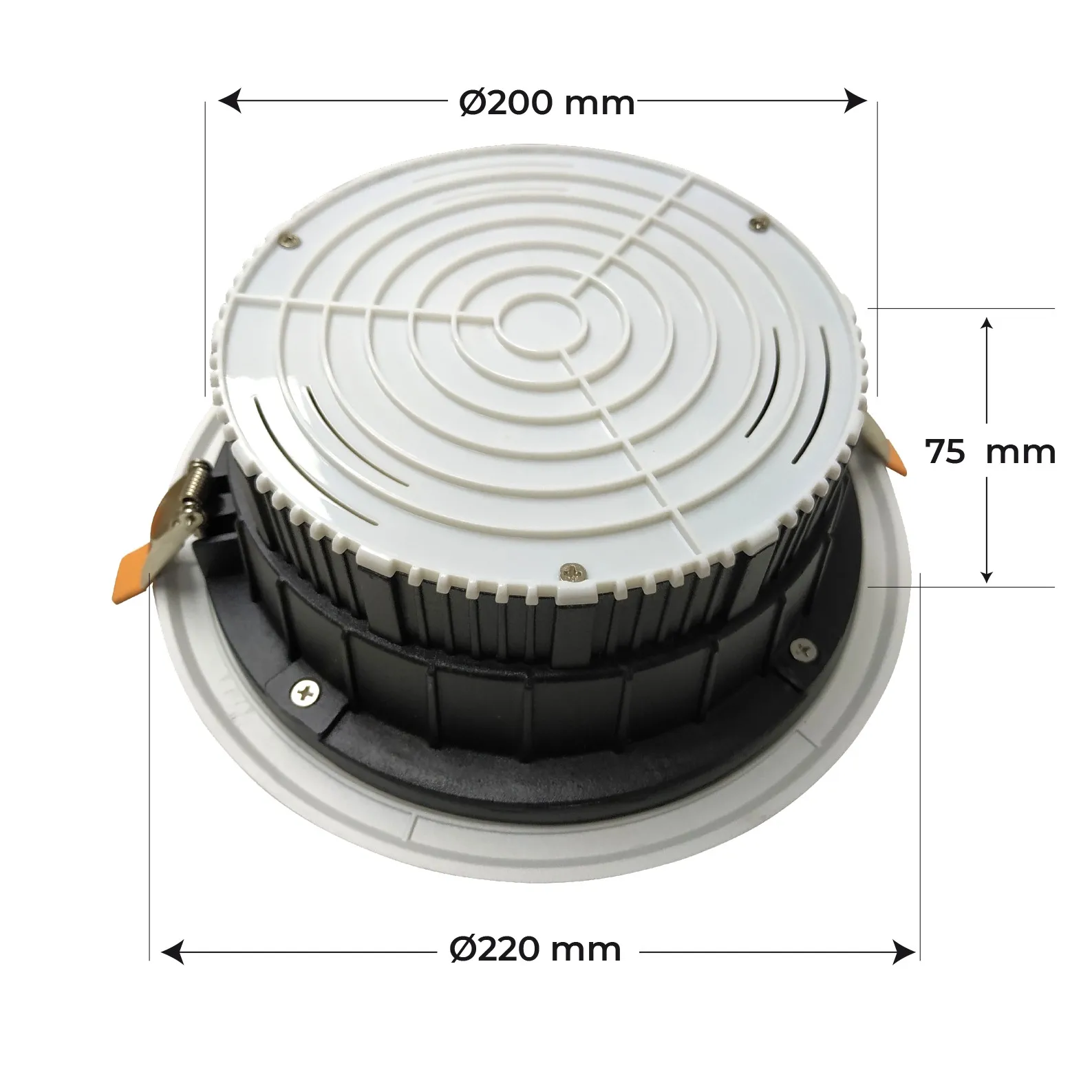 LED ATOMANT®30w 2900lm cut 200mm 3000k round led downlight A ++ recessed lamp ceiling lighting downlights | Освещение