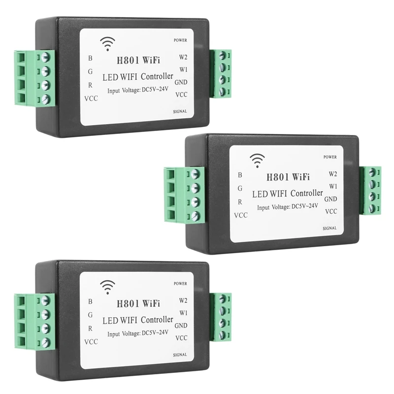 Светодиодная лента 3X H801 RGBW, светодиодный RGB контроллер, постоянный ток 5-24 В, вход для 5050 2835 3528 SMD, светодиодная лента
Светодиодная лента 3X H801 RGBW, светодиодный RGB контроллер, постоянный ток 5-24 В, вход для 5050 2835 3528 SMD, светодиодная лента