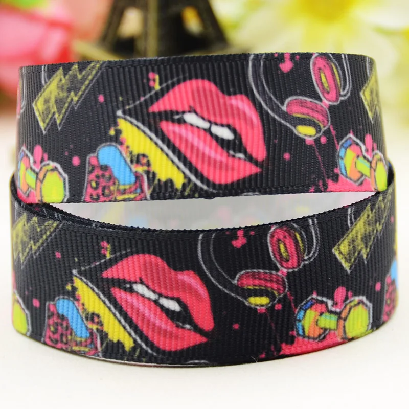 22mm 25mm 38mm 75mm lip print Cartoon printed Grosgrain Ribbon party decoration 10 Yards X-05103
22mm 25mm 38mm 75mm lip print Cartoon printed Grosgrain Ribbon party decoration 10 Yards X-05103