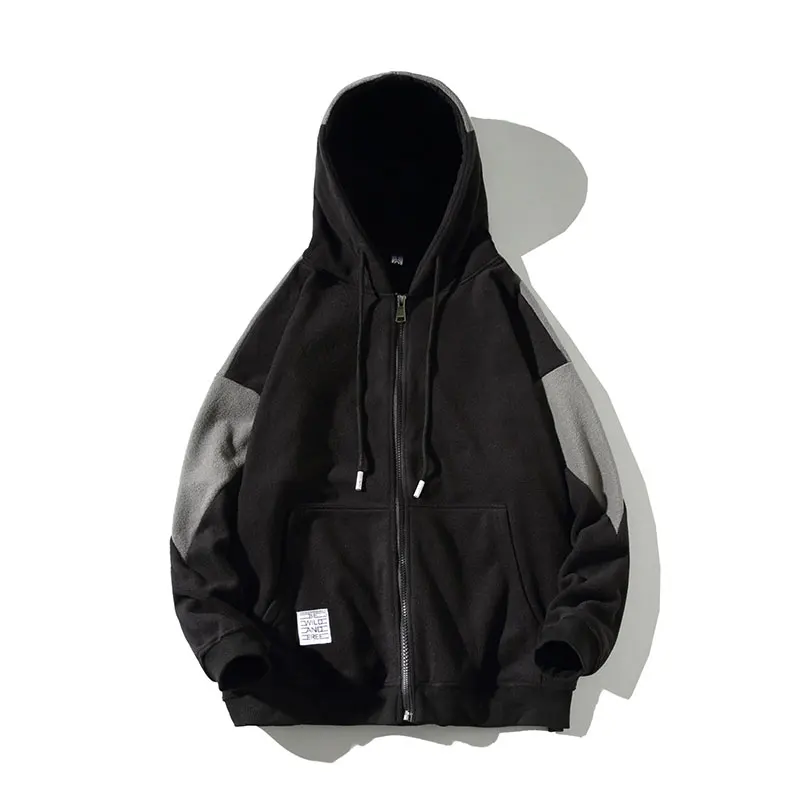 L-5XL Plus Size Color Block Long Sleeve Spring Autumn Jacket Women with Hooded Zipper Fly Drawstring Cap Streetwear Fleece Coats
L-5XL Plus Size Color Block Long Sleeve Spring Autumn Jacket Women with Hooded Zipper Fly Drawstring Cap Streetwear Fleece Coats