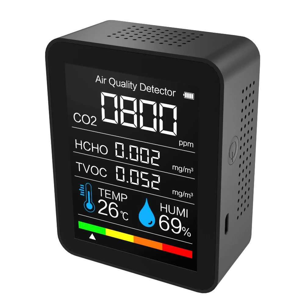 Датчик CO2 TOVC HCHO, датчик CO2, анализатор газа, датчик угарного газа, монитор качества воздуха, термометр влажности воздуха
Датчик CO2 TOVC HCHO, датчик CO2, анализатор газа, датчик угарного газа, монитор качества воздуха, термометр влажности воздуха