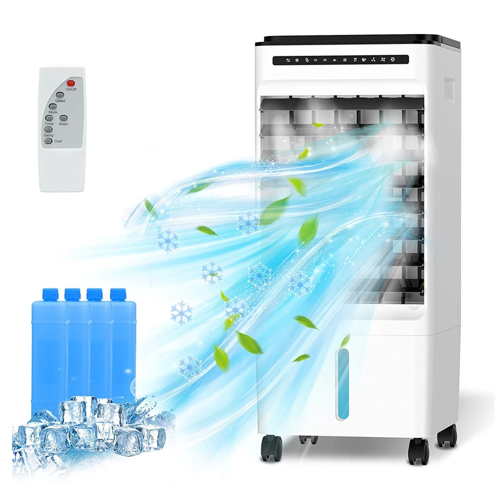 4 IN 1 Evaporative Air Conditioner Multi-function Fan Air cooler humidifier Mobile Portable Timing Remoter Large 5L Water Tank
4 IN 1 Evaporative Air Conditioner Multi-function Fan Air cooler humidifier Mobile Portable Timing Remoter Large 5L Water Tank