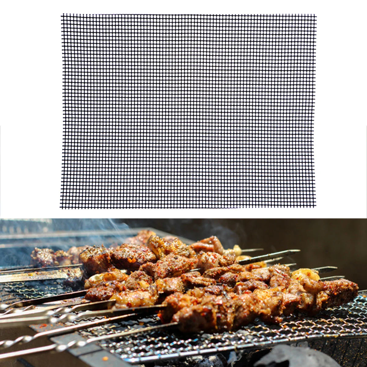 1PC Food Grade Practical Non-stick Barbecue Grill Mesh Mat Net Cook Grate Cover for Picnic
1PC Food Grade Practical Non-stick Barbecue Grill Mesh Mat Net Cook Grate Cover for Picnic