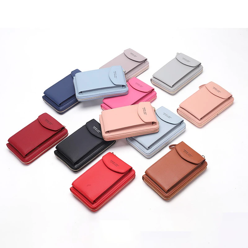 Women's Wallet Shoulder Mini Leather Bags Straps Mobile Phone Big Card Holders Wallet Handbag Money Pockets Girls Small Bags
Women's Wallet Shoulder Mini Leather Bags Straps Mobile Phone Big Card Holders Wallet Handbag Money Pockets Girls Small Bags