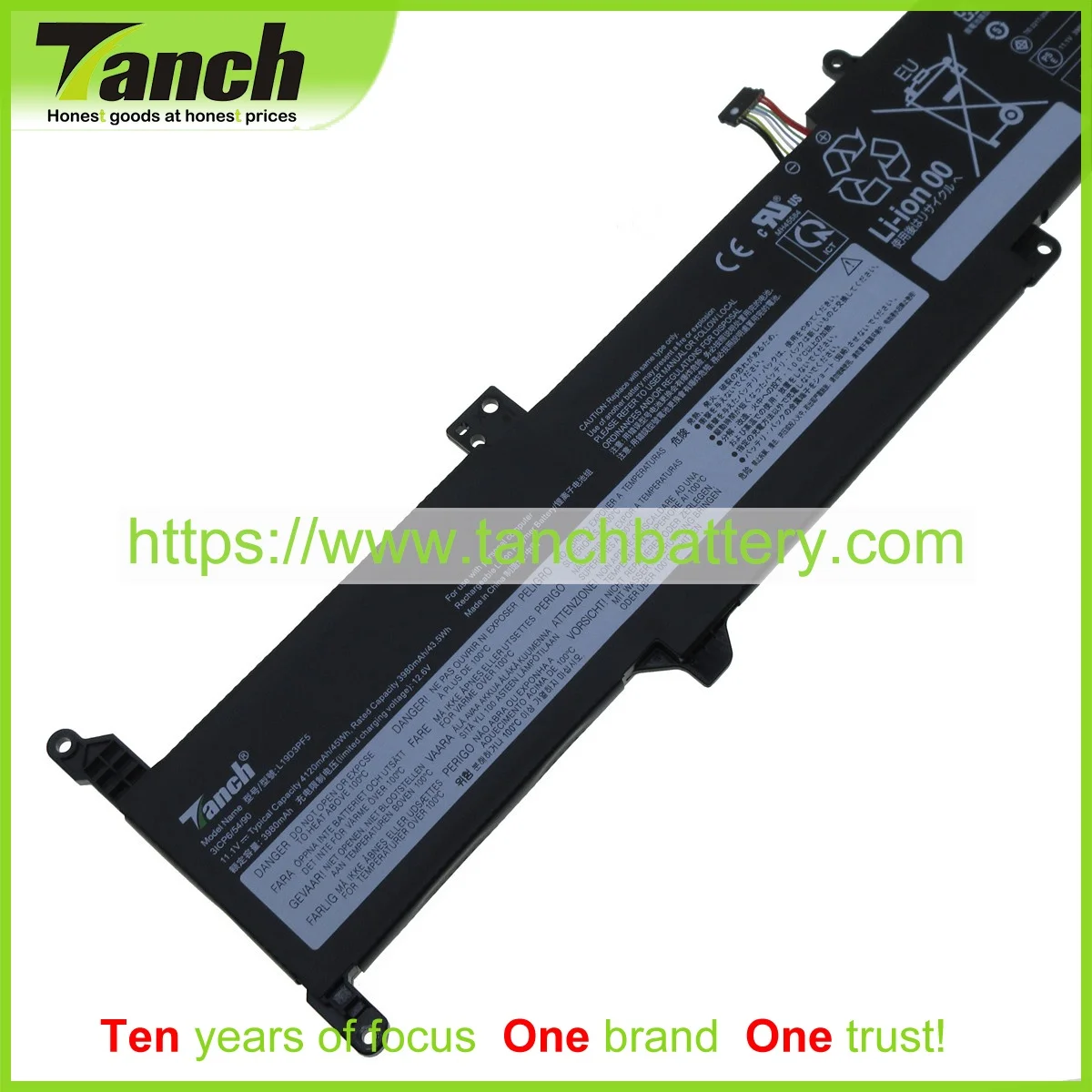 Батареи Tanch для ноутбука LENOVO L19C3PF7 L19D3PF5 5B10X02602 ideapad 3-14IIL05 3-14IML05 3-15IIL05 81WE011UUS 11,34 V 3 Cell
Батареи Tanch для ноутбука LENOVO L19C3PF7 L19D3PF5 5B10X02602 ideapad 3-14IIL05 3-14IML05 3-15IIL05 81WE011UUS 11,34 V 3 Cell