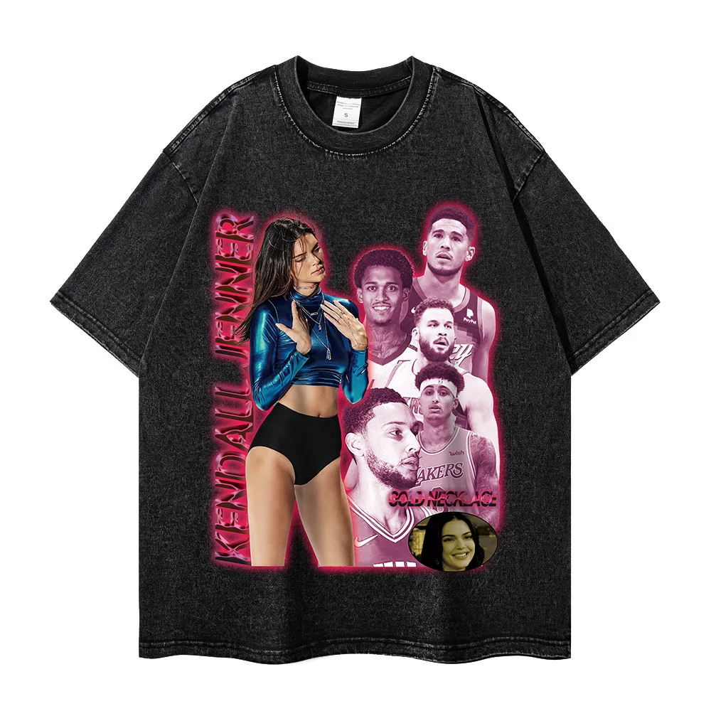 Hip Hop Celebrity Themed Fashion Hip-hop Retro Loose Fitting Short Sleeves
Hip Hop Celebrity Themed Fashion Hip-hop Retro Loose Fitting Short Sleeves