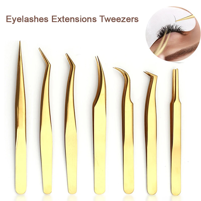 1Pcs Eyelashes Tweezers Stainless Steel Straight And Curved Tweezers High Precision Anti-static Tweezers For Eyelash Extensions
1Pcs Eyelashes Tweezers Stainless Steel Straight And Curved Tweezers High Precision Anti-static Tweezers For Eyelash Extensions