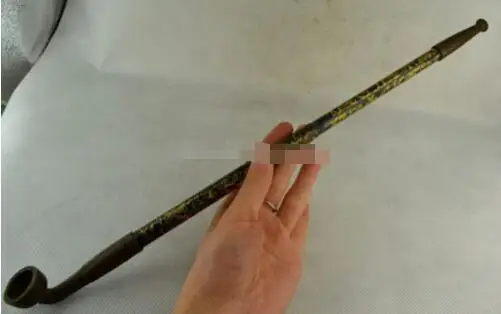 Old antique Chinese Handwork Copper Carve Flower Lucky Scalable Smoking Tool / pipe
Old antique Chinese Handwork Copper Carve Flower Lucky Scalable Smoking Tool / pipe
