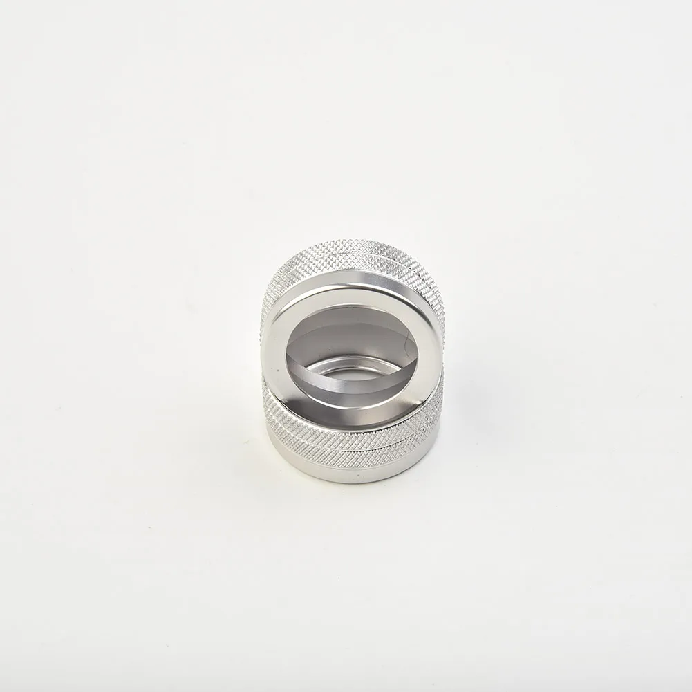 2pcs Chrome Silver Volume Radio Knob Covers For Porsche Cayenne 11-18 911 (991.1 991.2) 12-19 For Boxser Cayman 718 2010-2019
2pcs Chrome Silver Volume Radio Knob Covers For Porsche Cayenne 11-18 911 (991.1 991.2) 12-19 For Boxser Cayman 718 2010-2019
