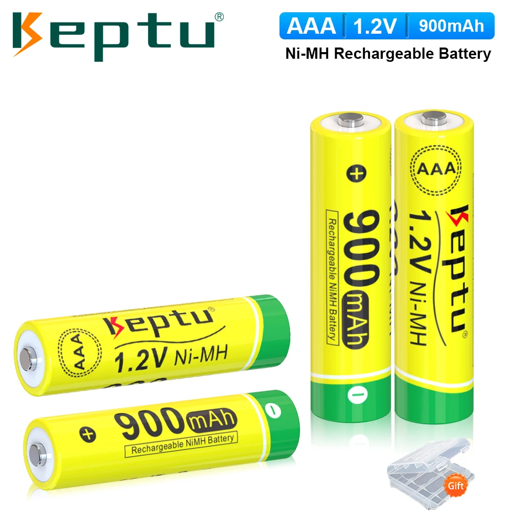 

2-12Pcs KEPTU AAA Battery 1.2V 3A AAA Ni-MH Rechargeable AAA Batteries 900mAh aaa Battery for Mouse