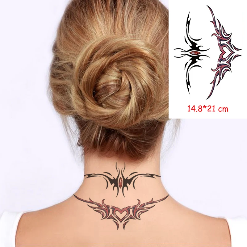 Waterproof temporary Tattoo Sticker heart tribal pattern armband tatoo water transfer fake tatoo flash tatto Woman Man
Waterproof temporary Tattoo Sticker heart tribal pattern armband tatoo water transfer fake tatoo flash tatto Woman Man