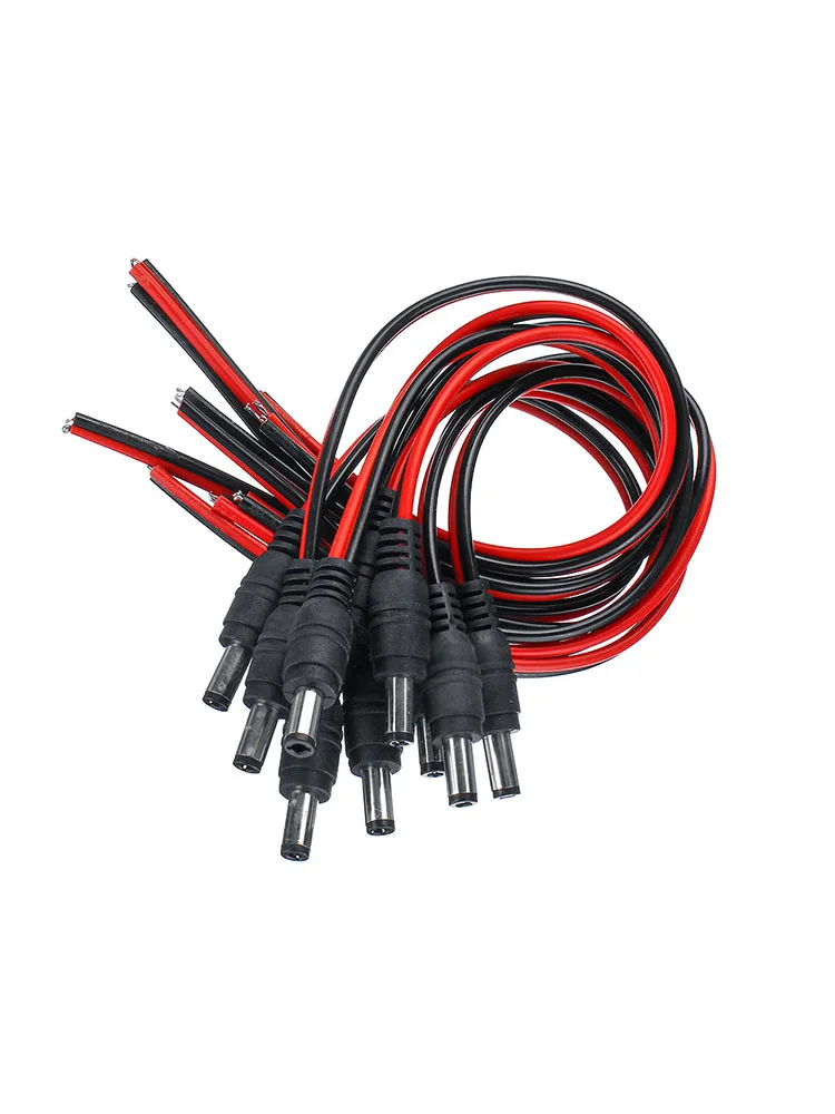 10pcs 12V DC Connectors Male Jack Cable Adapter Plug Power Supply 5.5 x 2.1mm for LED Strip Light CCTV Camera 30cm Length
10pcs 12V DC Connectors Male Jack Cable Adapter Plug Power Supply 5.5 x 2.1mm for LED Strip Light CCTV Camera 30cm Length