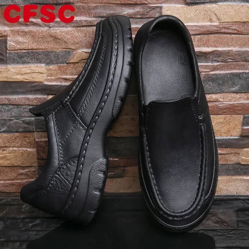 Мужские Нескользящие кроссовки, легкие лоферы, водонепроницаемые и устойчивые к пятнам, обувь для шеф-повара, Рабочая обувь
Мужские Нескользящие кроссовки, легкие лоферы, водонепроницаемые и устойчивые к пятнам, обувь для шеф-повара, Рабочая обувь