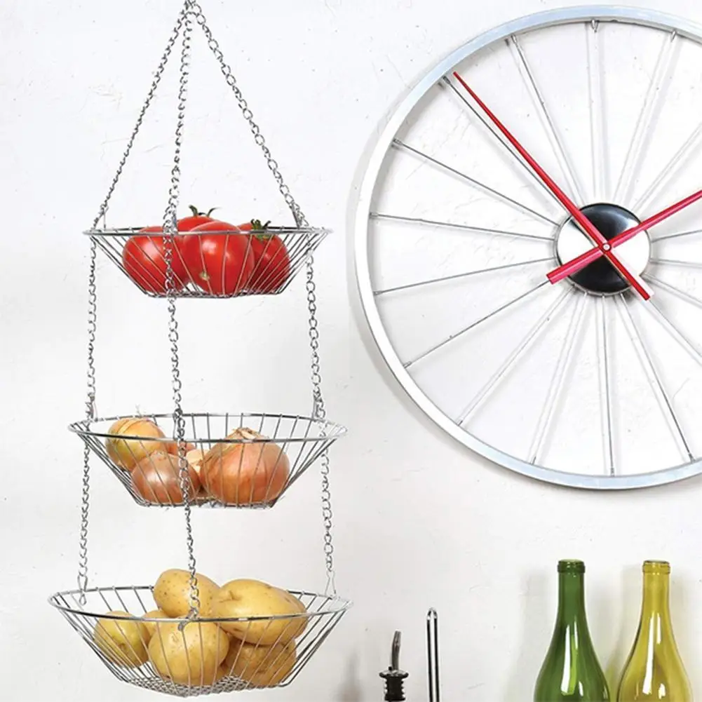 74cm Fruit Storage Basket 3 Layer Shelves Fruit Plate Home Decor Kitchen Storage Organizer Living Room Decoration Iron Art
74cm Fruit Storage Basket 3 Layer Shelves Fruit Plate Home Decor Kitchen Storage Organizer Living Room Decoration Iron Art