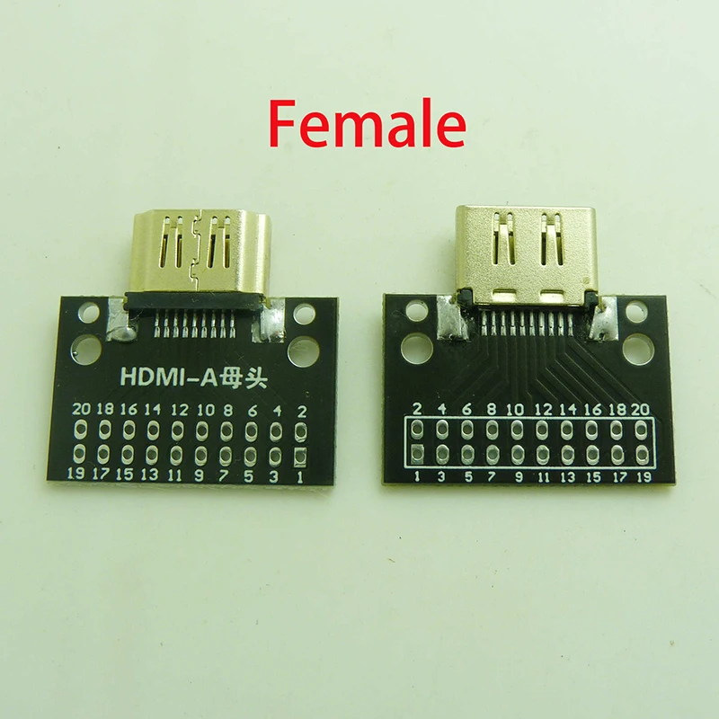 Тестовая плата HDMI разъём 19-pin YuXi
Тестовая плата HDMI разъём 19-pin YuXi