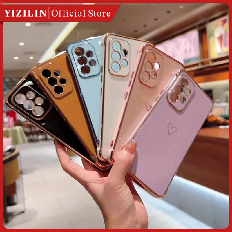 Luxury Plating Case for Samsung Galaxy S23 S22 S21 Plus Ultra S20FE A53 A23 A34 A54 A13 Love Heart Electroplate Silicone Cover
Luxury Plating Case for Samsung Galaxy S23 S22 S21 Plus Ultra S20FE A53 A23 A34 A54 A13 Love Heart Electroplate Silicone Cover