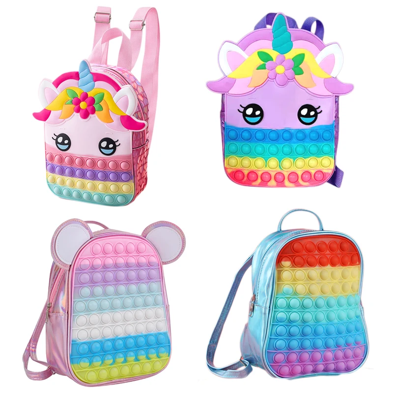 Pop Kawaii Рюкзаки с единорогом детские игрушки антистресс Сияющие сумки для детей снятие стресса сжимаемые пузырьки сжимаемая игрушка
Pop Kawaii Рюкзаки с единорогом детские игрушки антистресс Сияющие сумки для детей снятие стресса сжимаемые пузырьки сжимаемая игрушка