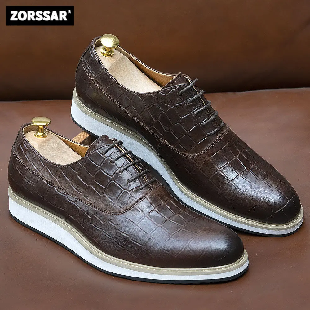 2023 new Men's casual shoes Classic genuine leather elegant lace-up flats Oxford shoes men's thick-soled Height increasing shoes
2023 new Men's casual shoes Classic genuine leather elegant lace-up flats Oxford shoes men's thick-soled Height increasing shoes