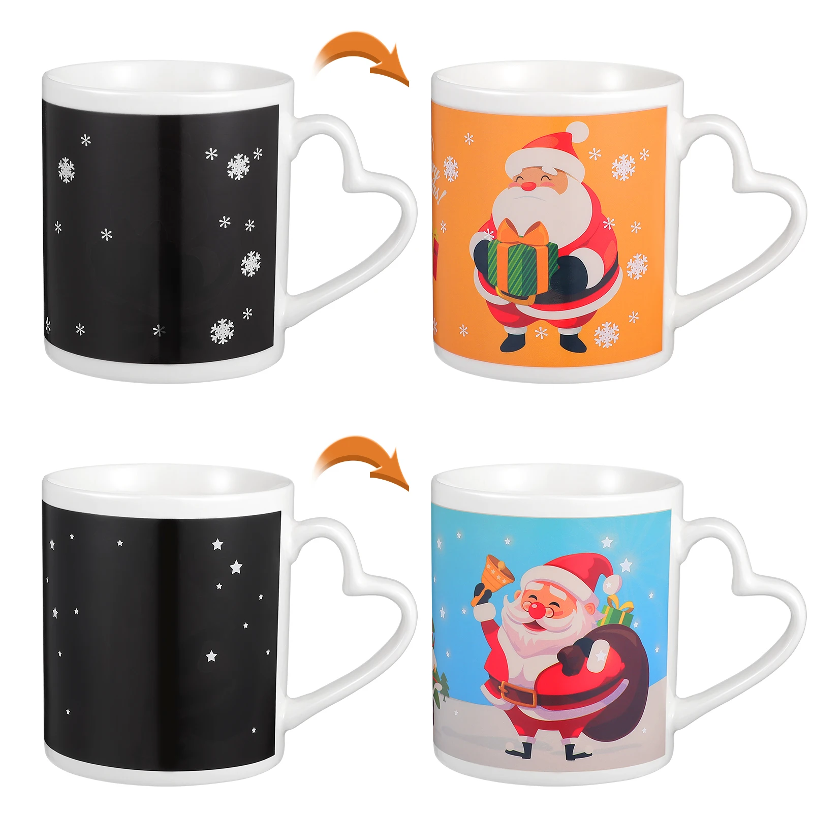 2PCS Christmas Mugs Christmas Color Changing Cups Morning Coffee Mug Christmas Gifts Christmas Morphing Mugs
2PCS Christmas Mugs Christmas Color Changing Cups Morning Coffee Mug Christmas Gifts Christmas Morphing Mugs