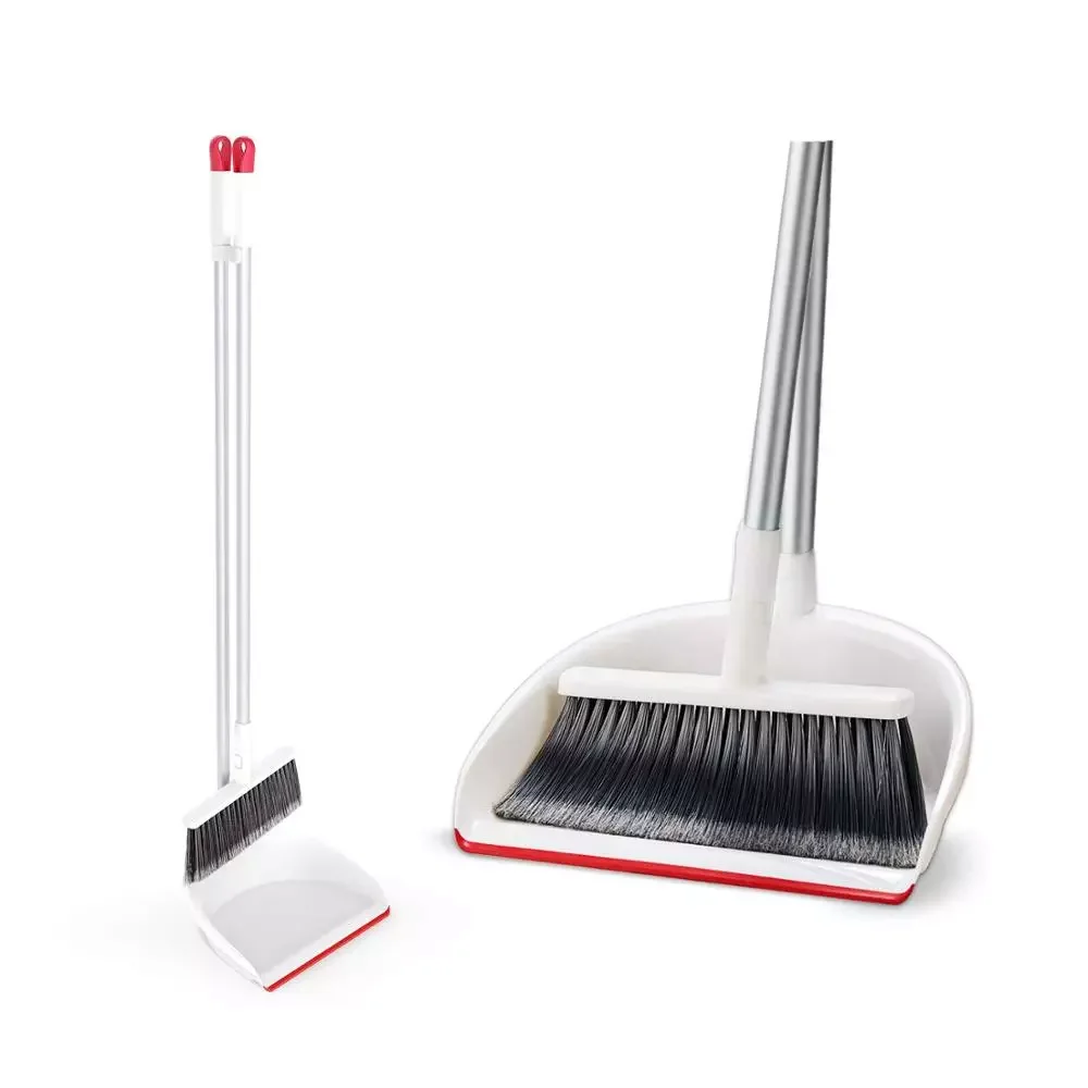 Broom and Dustpan Eco Friendly Long Handle Broom Dustpan Set for Home Kitchen Classroom Office Interior Cleaning
Broom and Dustpan Eco Friendly Long Handle Broom Dustpan Set for Home Kitchen Classroom Office Interior Cleaning