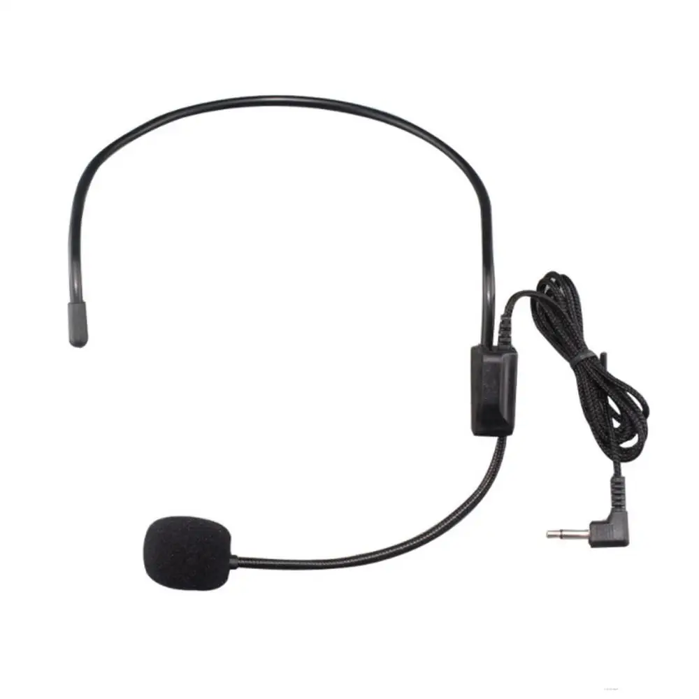 3.5MM Wired Headworn Microphone Metal Microfono Mikrafone For Voice Amplifier Loudspeaker Black Megaphone Condenser Microphone
3.5MM Wired Headworn Microphone Metal Microfono Mikrafone For Voice Amplifier Loudspeaker Black Megaphone Condenser Microphone