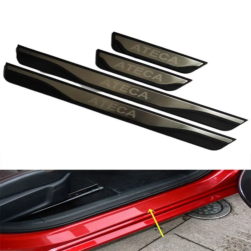 High Quality Stainless Steel Car Door Sill Stickers For Ateca Car Door Sill Plate Pedal Cover Trim Car Accessories
High Quality Stainless Steel Car Door Sill Stickers For Ateca Car Door Sill Plate Pedal Cover Trim Car Accessories
