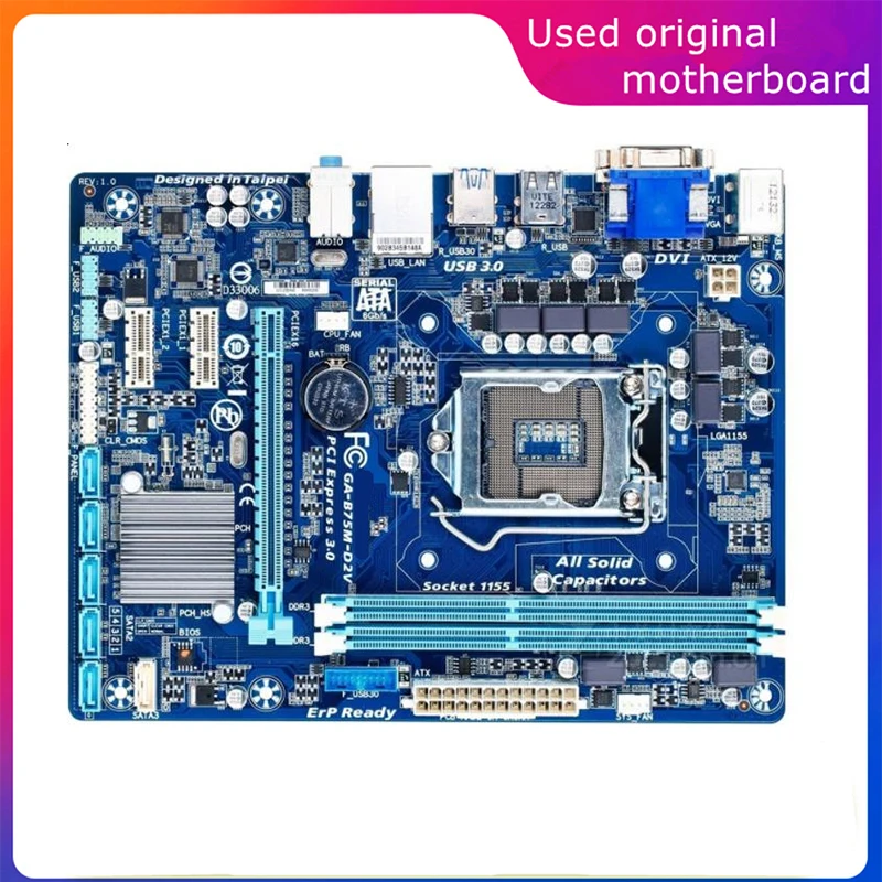 Б/у материнская плата LGA 1155 для Intel B75 Φ компьютера USB3.0 SATA3 DDR3 32G десктопная материнская плата
Б/у материнская плата LGA 1155 для Intel B75 Φ компьютера USB3.0 SATA3 DDR3 32G десктопная материнская плата