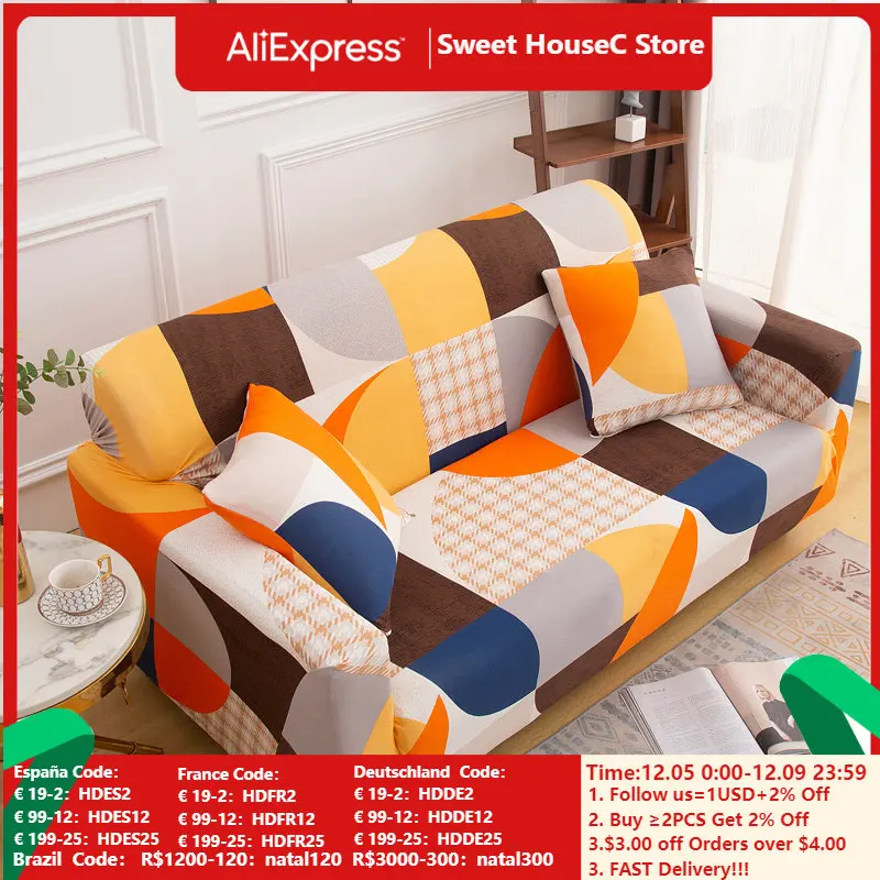 1/2/3/4 Seater Elastic Sofa Cover Geometry Spandex Couch Covers for Living Room L Shape Corner Slipcovers Furniture Protector 
1/2/3/4 Seater Elastic Sofa Cover Geometry Spandex Couch Covers for Living Room L Shape Corner Slipcovers Furniture Protector