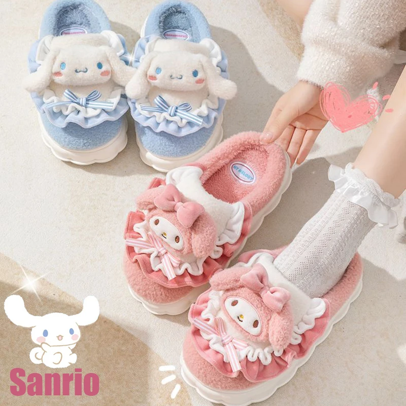 Sanrio Hello Kitty Pompompurin My Melody Cinnamoroll Kawaii Cartoon Children Slippers Non Slip Thick Bottom Cotton Slippers
Sanrio Hello Kitty Pompompurin My Melody Cinnamoroll Kawaii Cartoon Children Slippers Non Slip Thick Bottom Cotton Slippers