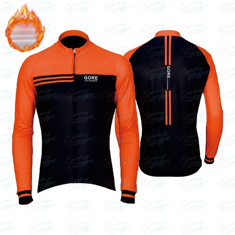 Men's Winter GORE CYCLING WEAR long sleeved team sportswear snow cashmere warm riding jersey Road Bike Jersey Mtb Uci jacket
Men's Winter GORE CYCLING WEAR long sleeved team sportswear snow cashmere warm riding jersey Road Bike Jersey Mtb Uci jacket