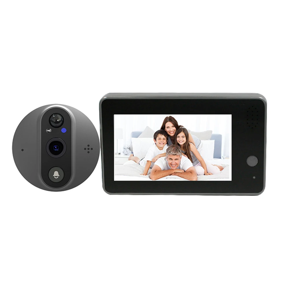 4.3 inch Digital Doorbell LCD 160 Degree Electronic Peephole Viewer WiFi Doorbell Color IR Camera Motion Detection For Tuya
4.3 inch Digital Doorbell LCD 160 Degree Electronic Peephole Viewer WiFi Doorbell Color IR Camera Motion Detection For Tuya