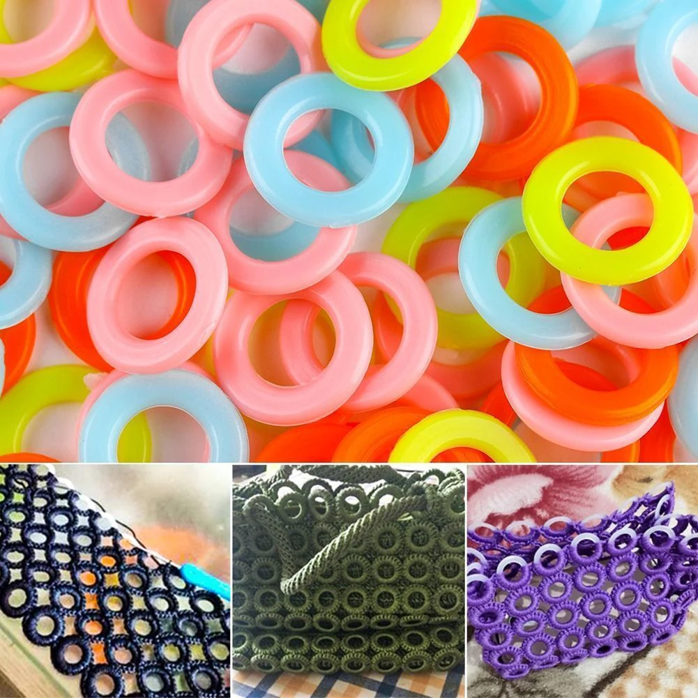 100PCS Round Knitting Stitch Marker Rings Smooth Crochet Stitch Marker Assorted Knitting Counters Needle Clip Sewing Accessories
100PCS Round Knitting Stitch Marker Rings Smooth Crochet Stitch Marker Assorted Knitting Counters Needle Clip Sewing Accessories