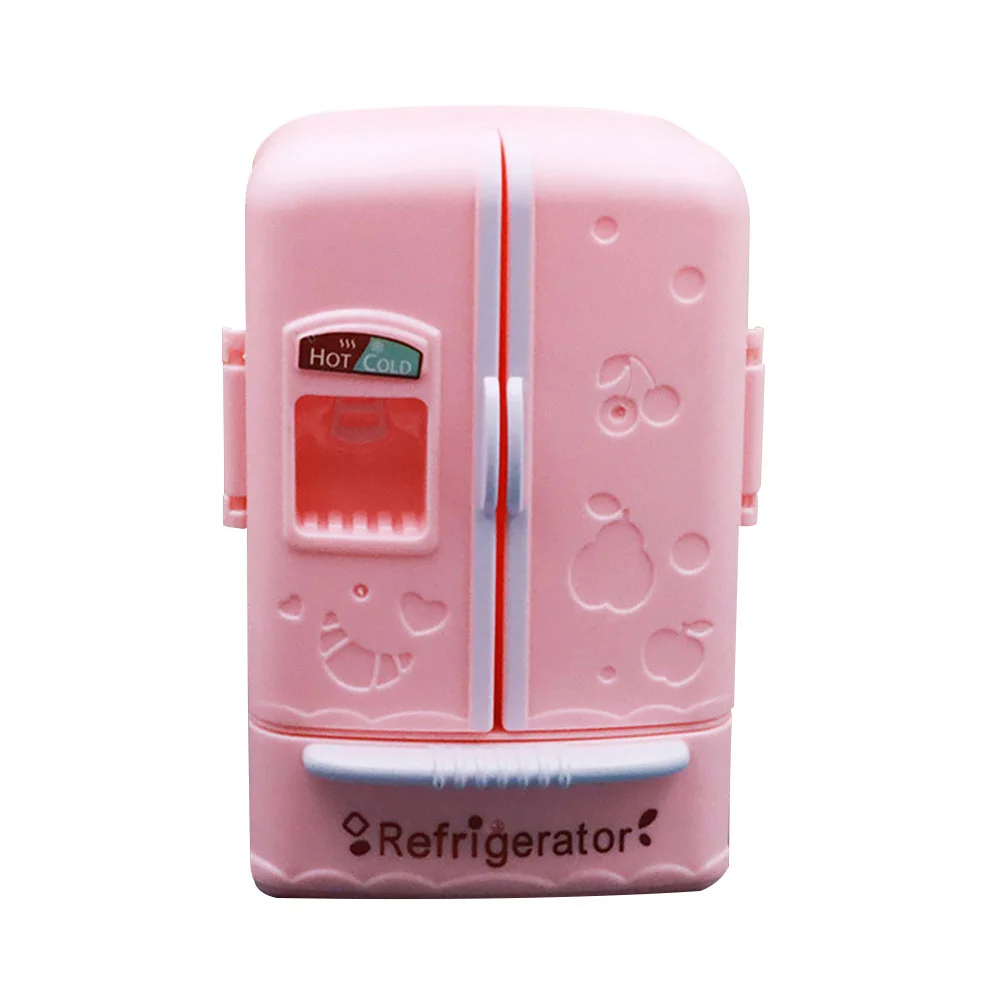 

Furniture Adornment Plastic Refrigerator Toy Mini Refrigerator for Decor Kitchen toys