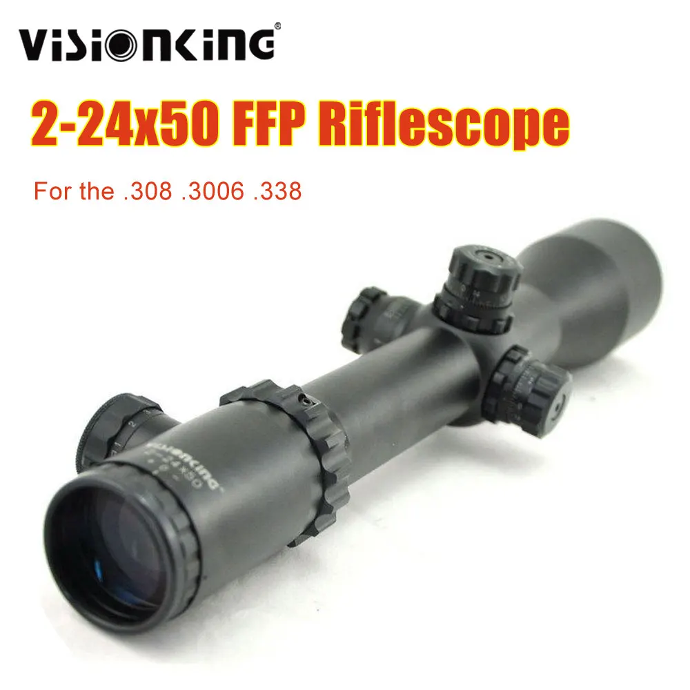 Visionking 2-24x50 FFP оптический прицел с подсветкой, дальность 35 мм, прицел для охотничьей винтовки ночного видения, 308 .3006 .338
Visionking 2-24x50 FFP оптический прицел с подсветкой, дальность 35 мм, прицел для охотничьей винтовки ночного видения, 308 .3006 .338