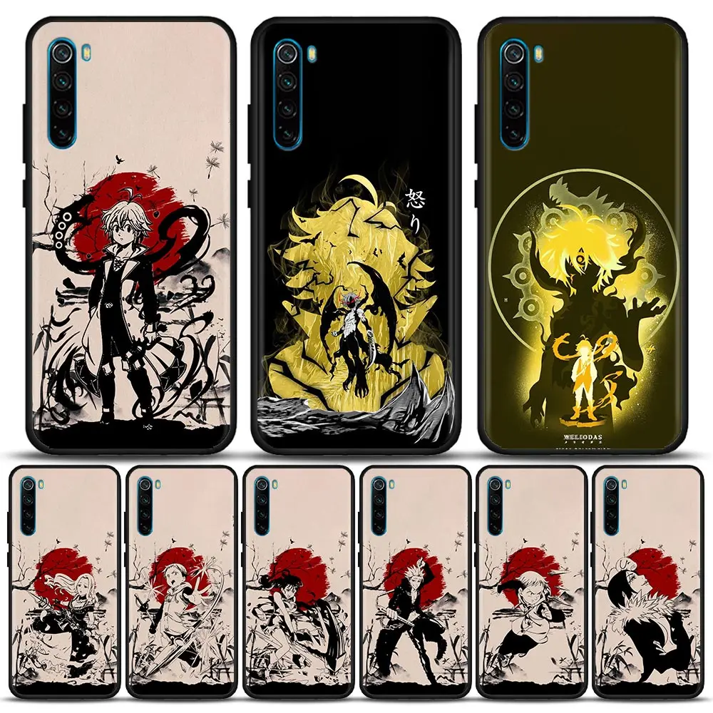 

The Seven Deadly Sins Anime Japan Phone Case For Redmi K50 K40 K40S Gaming 10C 10 9T 9C 9A 9 8A 8 7A 7 6A Pro Plus Xiaomi Cover