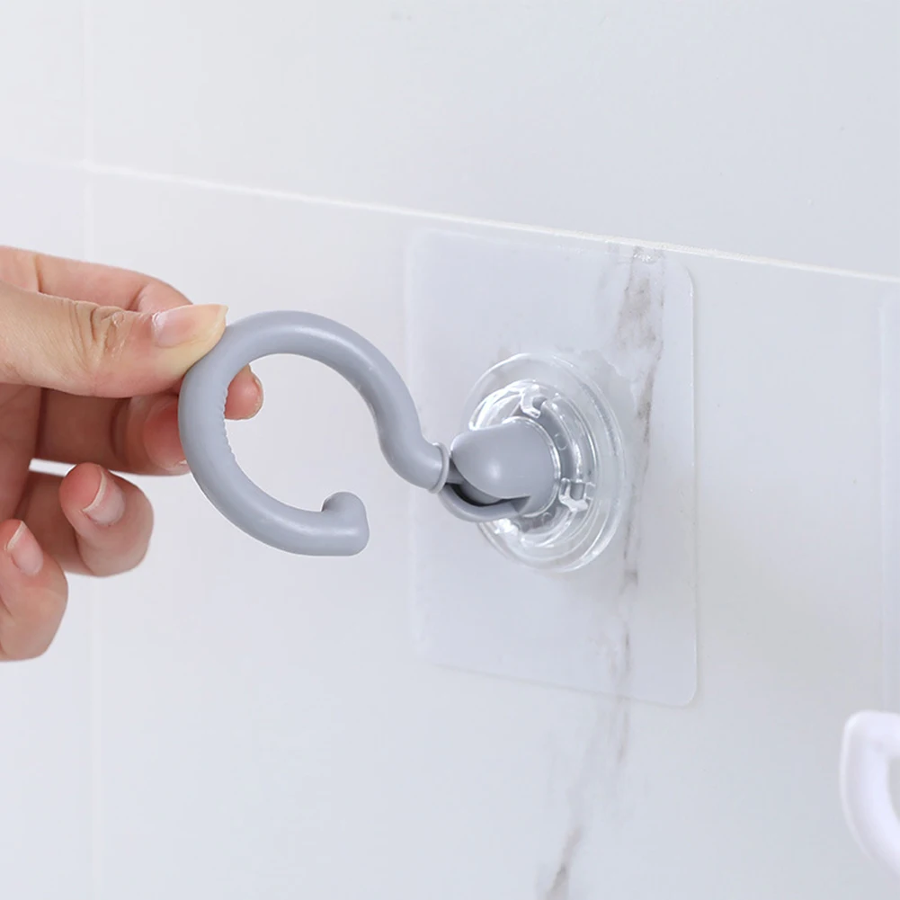 5pcs Self Adhesive Hooks Ceiling Rotating Hooks Wall Door Strong Sticky Sucker Hook Multi-Purpose Storage Hooks
5pcs Self Adhesive Hooks Ceiling Rotating Hooks Wall Door Strong Sticky Sucker Hook Multi-Purpose Storage Hooks