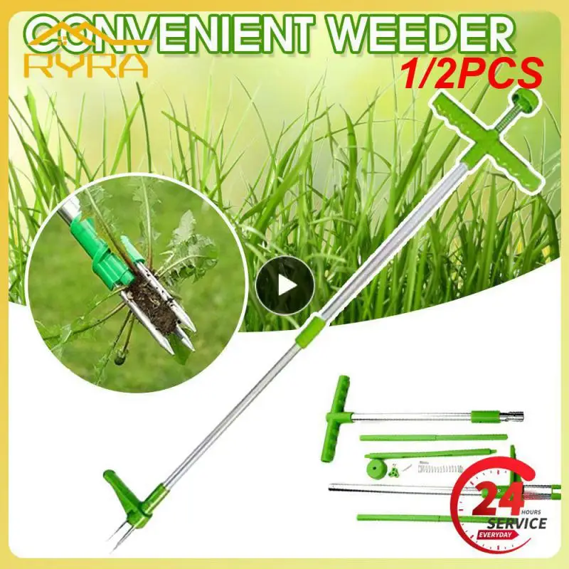 1/2PCS Long Handle Weed Remover Portable Garden Lawn Weeder Outdoor Yard Grass Root Puller Tool Hand Weeding Root Remover Cutter
1/2PCS Long Handle Weed Remover Portable Garden Lawn Weeder Outdoor Yard Grass Root Puller Tool Hand Weeding Root Remover Cutter
