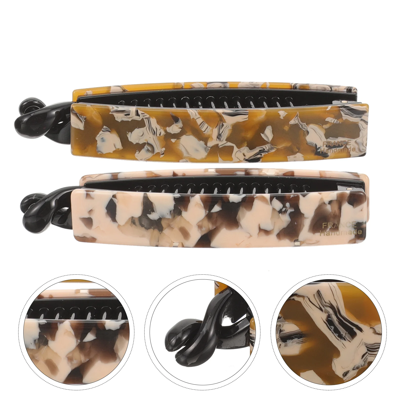 2 Pcs Hair Pins Vintage Accessories Curly Women Hairpin Banana Clips Thick Acetate Sheet
2 Pcs Hair Pins Vintage Accessories Curly Women Hairpin Banana Clips Thick Acetate Sheet