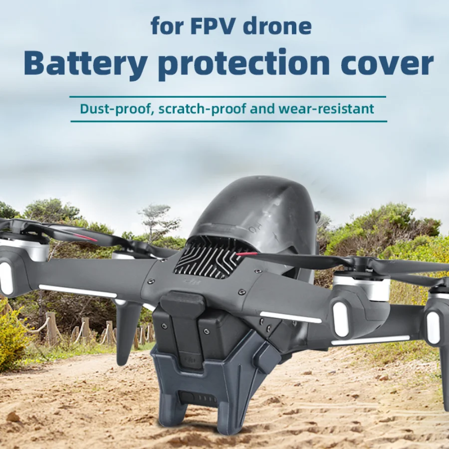 

Защитная крышка для аккумулятора, удлинитель высоты, мягкое клеевое шасси для DJI FPV комбинированной батареи дрона, аксессуары для защиты от ...