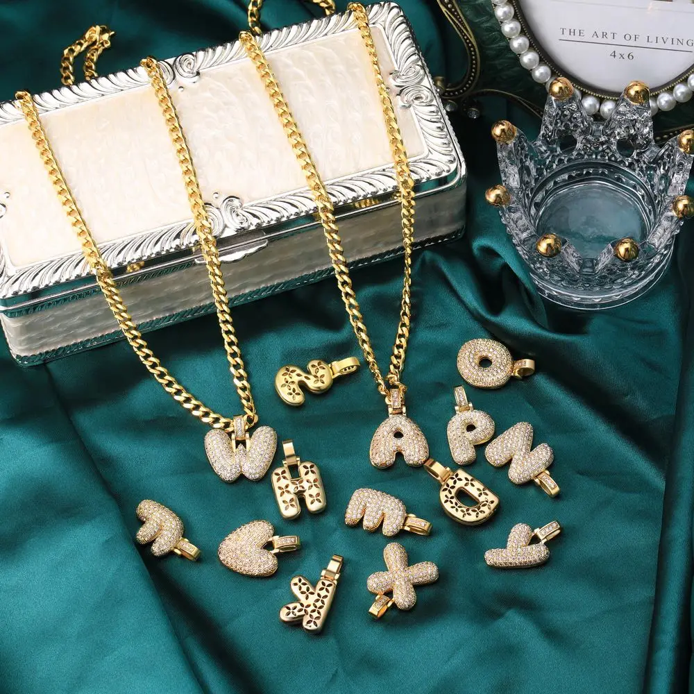 Trend Ice out A-Z Alphabet Initials Pendant Necklace Gold Cable Chain Copper Necklace Men Women Fashion Personality Jewelry Gift
Trend Ice out A-Z Alphabet Initials Pendant Necklace Gold Cable Chain Copper Necklace Men Women Fashion Personality Jewelry Gift