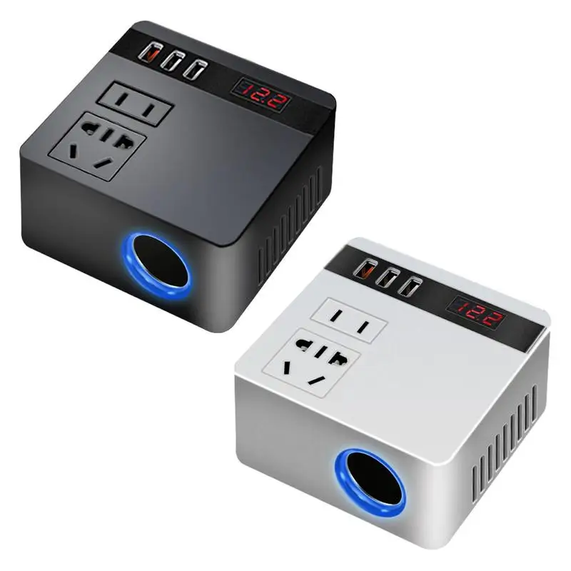150W Car Power Inverter 12V/24V DC To 220V AC Cigarette Lighter Power Supply InverterFast Charging Car Accessories
150W Car Power Inverter 12V/24V DC To 220V AC Cigarette Lighter Power Supply InverterFast Charging Car Accessories