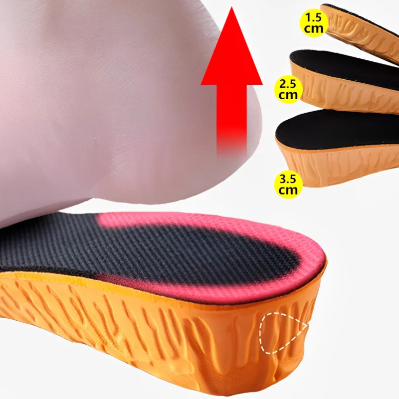 Orthopedic Height Increase Insoles for Women Men Invisible 1.5-3.5cm Memory Foam Shoes Pad Breathable Foot Care Insole Comfort
Orthopedic Height Increase Insoles for Women Men Invisible 1.5-3.5cm Memory Foam Shoes Pad Breathable Foot Care Insole Comfort