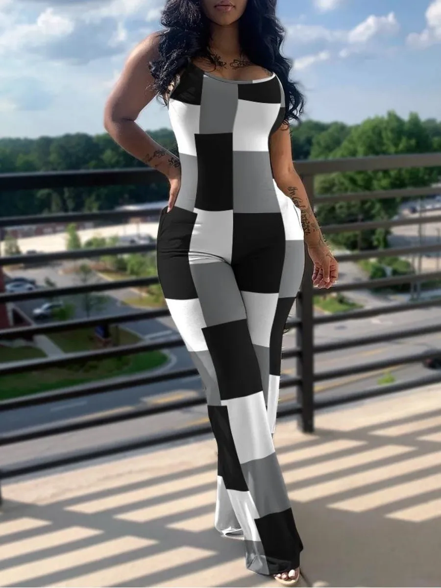 LW Plaid Print Cami Jumpsuit Women Sexy Jumpsuit Summer Camis Rompers Bodycon Skinny Bodysuit Playsuit Women Streetwear Jumpsuit
LW Plaid Print Cami Jumpsuit Women Sexy Jumpsuit Summer Camis Rompers Bodycon Skinny Bodysuit Playsuit Women Streetwear Jumpsuit