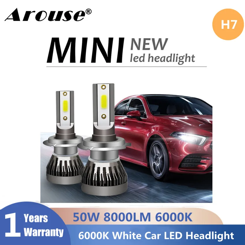 AROUSE Led H7 H4 H8 H9 H11 8000LM 50W 6000K Car LED Headlights White Fog Lamps 9005 HB3 9006 HB4 Fog Light Bulbs M1
AROUSE Led H7 H4 H8 H9 H11 8000LM 50W 6000K Car LED Headlights White Fog Lamps 9005 HB3 9006 HB4 Fog Light Bulbs M1