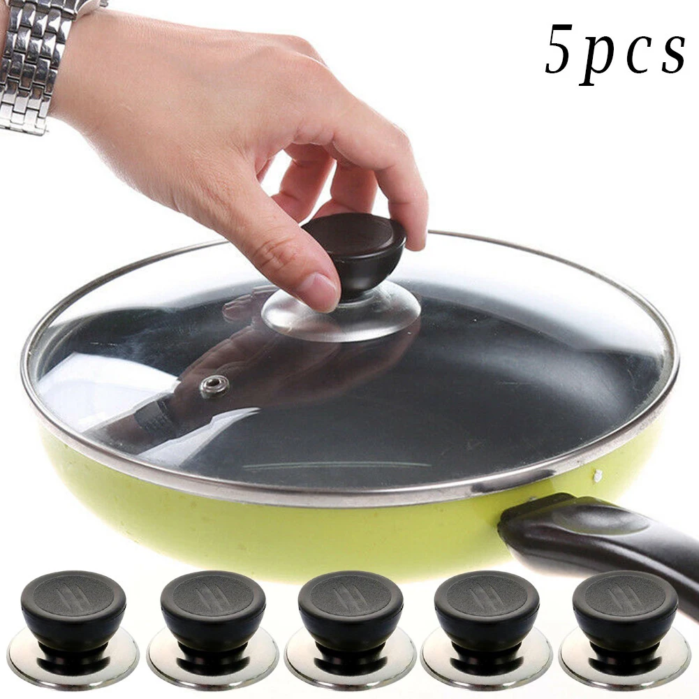 Lid Knobs Cap Pot Lid Knob 5PCS Saucepan Anti-rust Handle Heat Resistant Kitchen Kits Plastic Knobs Replacement
Lid Knobs Cap Pot Lid Knob 5PCS Saucepan Anti-rust Handle Heat Resistant Kitchen Kits Plastic Knobs Replacement