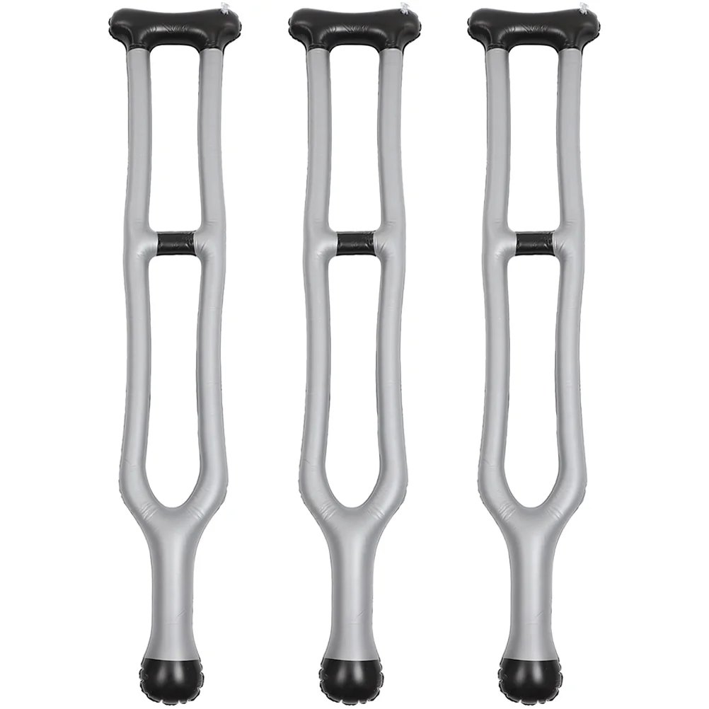 3 Pcs Pvc Inflatable Crutches Ballons Inflates Balloon Performance Toys Elderly Crutch-Shaped
3 Pcs Pvc Inflatable Crutches Ballons Inflates Balloon Performance Toys Elderly Crutch-Shaped